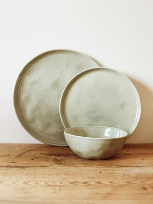 Set of 2 Place Settings in Seaglass | Plate in Dinnerware by Barton Croft