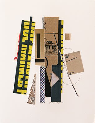 "Is It Time Yet?" | Collage in Paintings by Aryana B. Londir