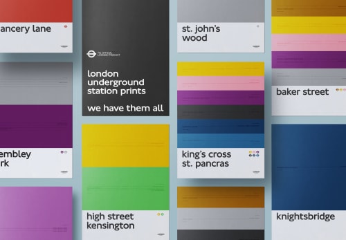 London Underground Station Prints | Digital Art in Art & Wall Decor by Centroute Map Company
