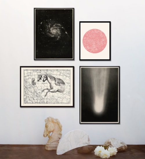 Gallery Art Wall, Set of 4 print Package, Gallery Wall | Prints by Capricorn Press