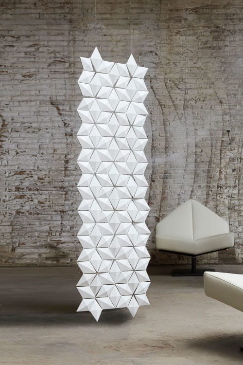 Facet hanging room divider 68 x 217cm | Decorative Objects by Bloomming, Bas van Leeuwen & Mireille Meijs