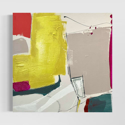 Mini Fini No. 13 | Oil And Acrylic Painting in Paintings by Sarah Finucane