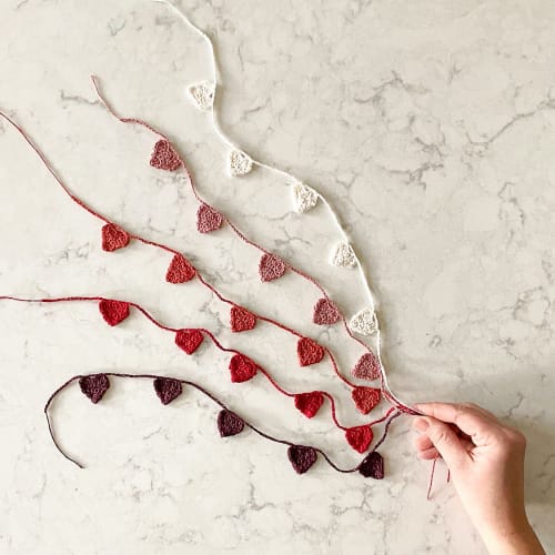 Ombre Mini-Heart Garlands DIY KIT | Decorative Objects by Flax & Twine