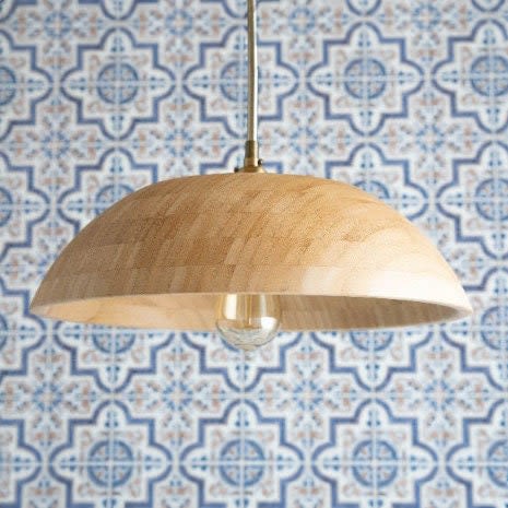 Wood Boho Pendant Light - Model No. 9322 | Pendants by Peared Creation