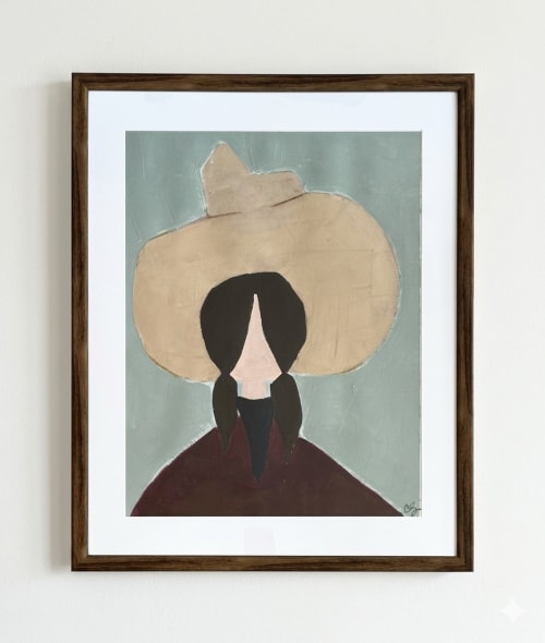 The Quiet Cowgirl | Paintings by carrie song
