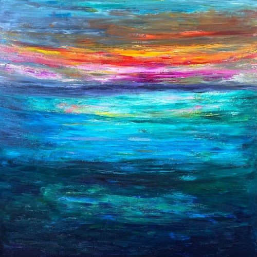 Sunset Dream | Paintings by Checa Art