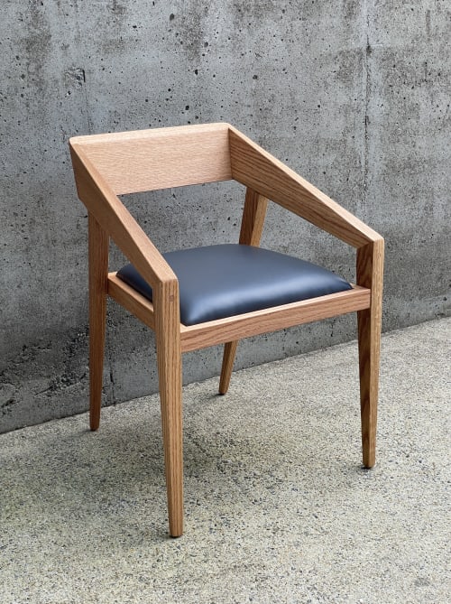 Contemporary Osteria Dining Chair, upholstered seat | Chairs by Marco Bogazzi