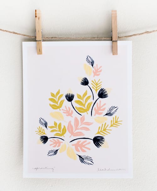 Sprouting Print | Prints by Leah Duncan