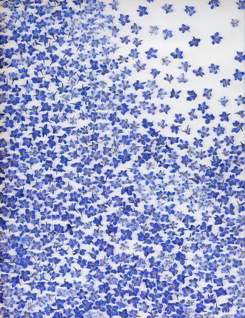 Print - Oceans of Delphinium | Prints by Sarah Ebert Art
