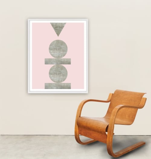 Minimalist Geometric Art, Abstract Scandinavian Design | Prints by Capricorn Press