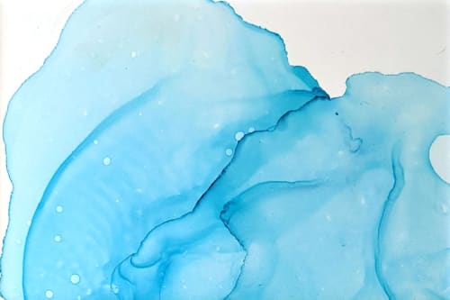 color study - blues | Watercolor Painting in Paintings by Megan Spindler