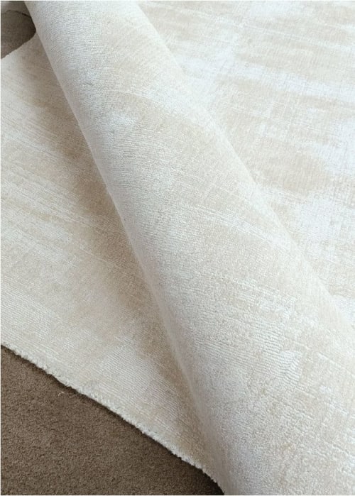 Handmade Viscose Rug | Sky design Ivory color | 6 x 8 Ft. | Rugs by KAYMANTA