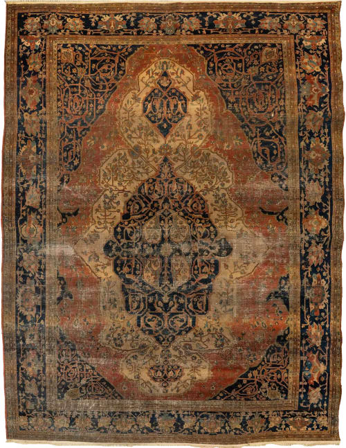 OUTSTANDING Old-World Gem| Antique Ferahan Sarouk, C. 1900's | Area Rug in Rugs by The Loom House