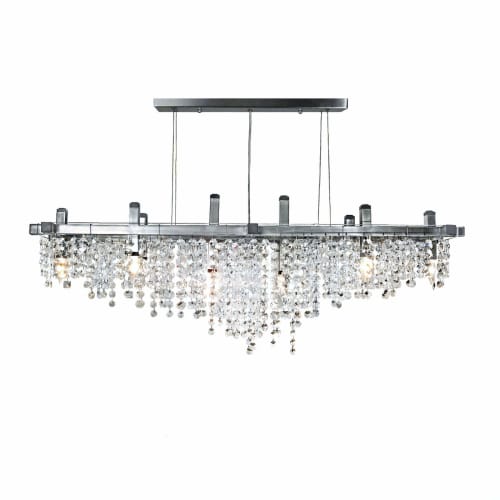 Matrix Crystal Linear Suspension Chandelier | Chandeliers by Michael McHale Designs
