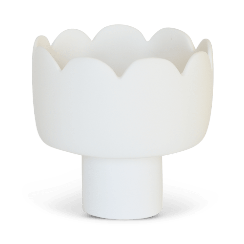 Fleur Small Footed Bowl | Decorative Bowl in Decorative Objects by Tina Frey