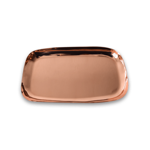 Sculpt Large Platter In Copper | Serveware by Tina Frey
