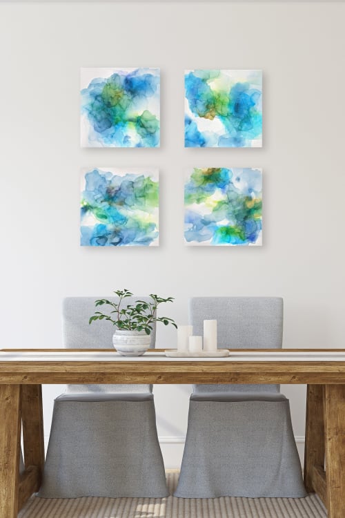 Immersed Harmony | abstract original art | Mixed Media in Paintings by Megan Spindler