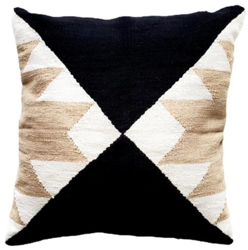 Vessi Handwoven Cotton Decorative Throw Pillow Cover | Pillows by Mumo Toronto Inc