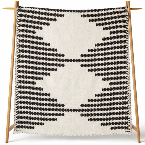 Amira Throw Blanket | Linens & Bedding by Busa Designs