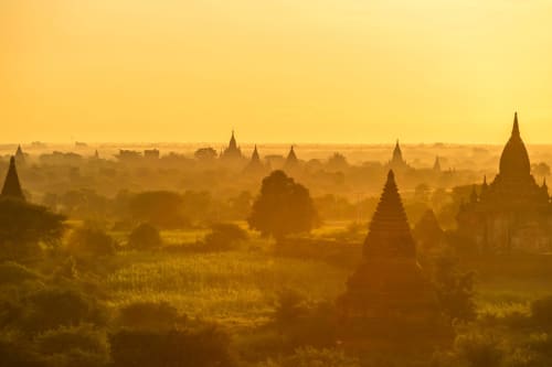 Bagan Myanmar Temple Sunrise | Photography by Richard Silver Photo