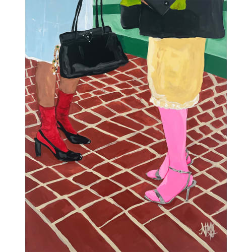 Stockholm Style | Oil And Acrylic Painting in Paintings by Nicole Simms