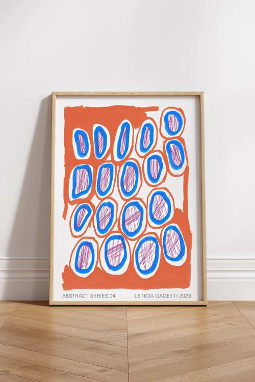 Abstract Series 04 Wall Art Print | Prints by OWO Ceramics