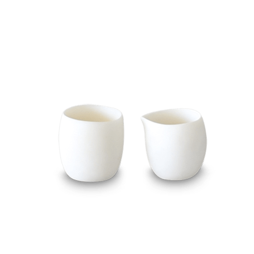 Sculpt Small Creamer & Sugar Set