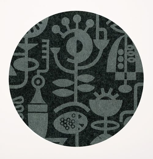 Trivet Large Living Laboratory Charcoal | Tableware by Lorraine Tuson