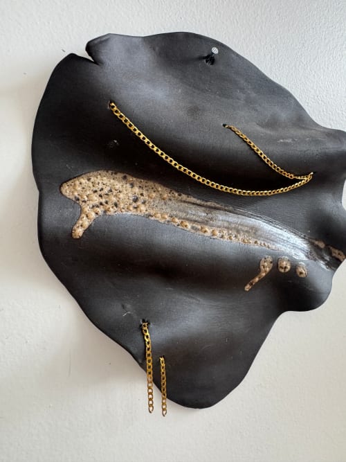 Molten + Chain | Wall Sculpture in Wall Hangings by isiko