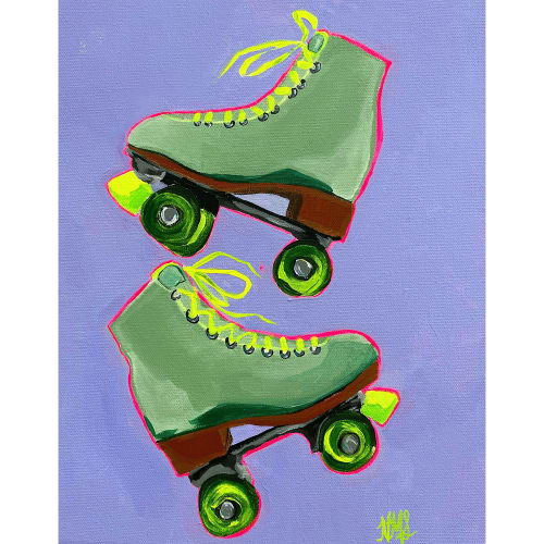 Hot Wheels | Oil And Acrylic Painting in Paintings by Nicole Simms