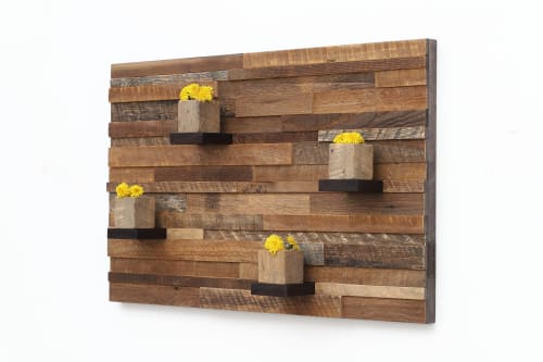 Floating shelf 37"x24"x5": wood floating shelves | Wall Sculpture in Wall Hangings by Craig Forget