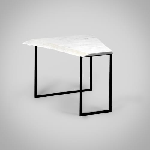 Raw edge - Carrara side table | Tables by DFdesignLab - Nicola Di Froscia
