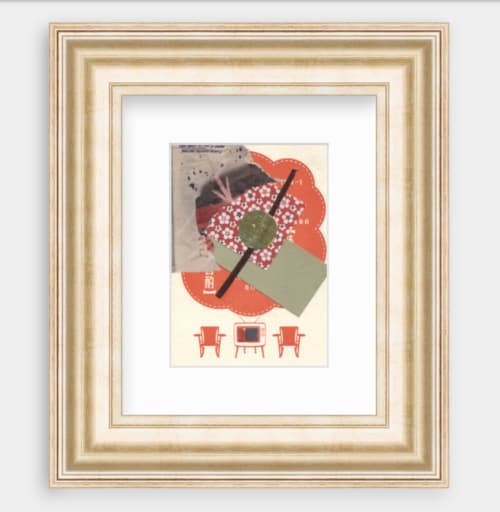 Monachopsis - Mixed Media Collage | Mixed Media by Odd Duck Press