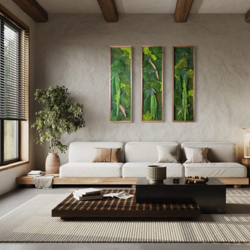 3 Panel Botanical Garden