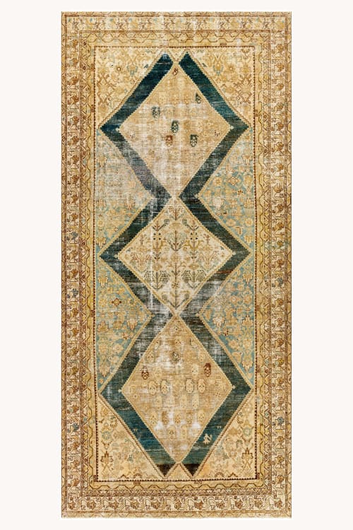 Antique Quashqai Gallery size Runner Rug | Beck | Rugs by District Loom