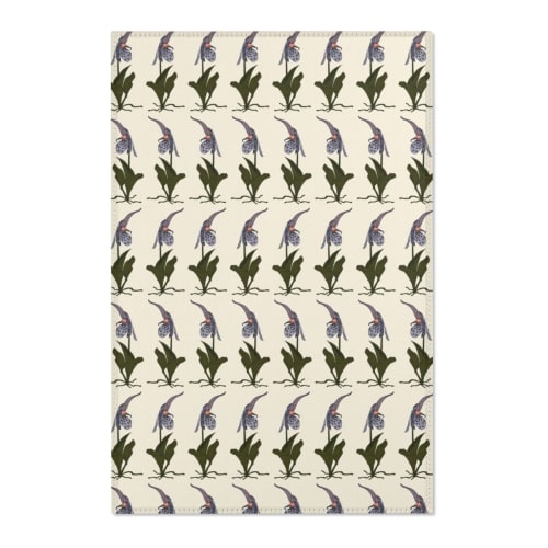 Orchid no.2 Area Rug | Rugs by Odd Duck Press