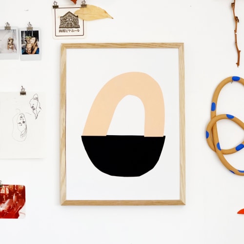 Basket Print | Paintings by OBJECT-MATTER / O-M ceramics