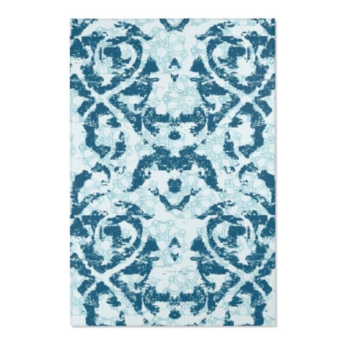 Damask and Receive Area Rug | Rugs by Odd Duck Press