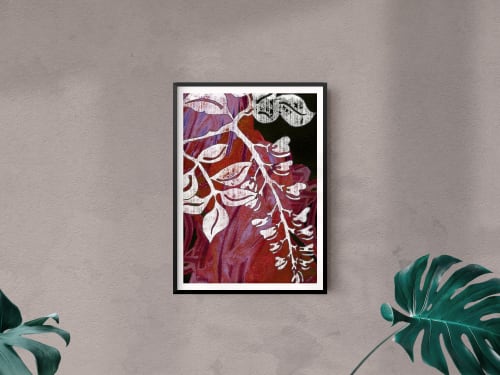Abstract Floral no.10 Giclée Print | Paintings by Odd Duck Press
