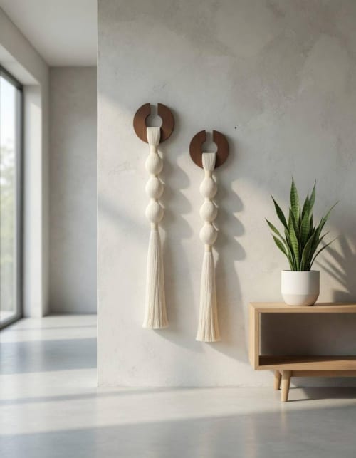 Modern Macrame Wall Hanging, Minimalist Fiber Art, Macrame Tapestry, Fiber Wall Art | Wall Hangings by İnanç Yılmaz