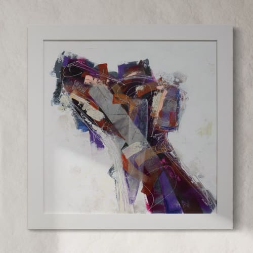 Colorful Basenji | Oil And Acrylic Painting in Paintings by Sorelle Gallery