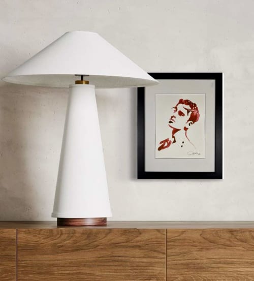 Marcus In Red | Paintings by John Velo Studio