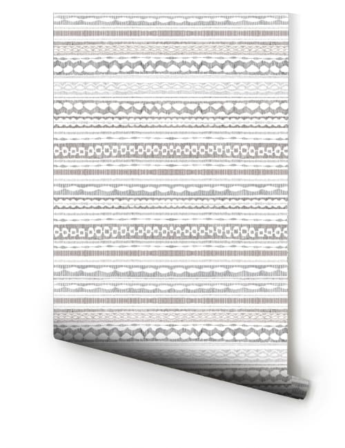 Rebozo - Neutral | Wallpaper by Relativity Textiles
