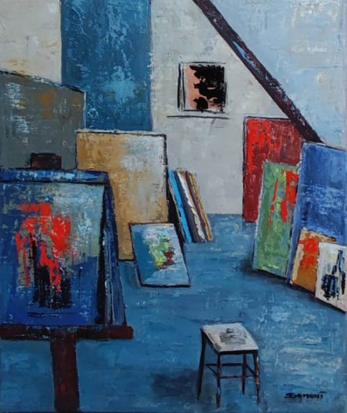 Workshop 5 / Atelier 5 | Oil And Acrylic Painting in Paintings by Sophie DUMONT