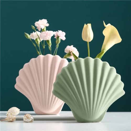 Shell Ceramic Sculptural Vase | Vases & Vessels by Kevin Francis Design