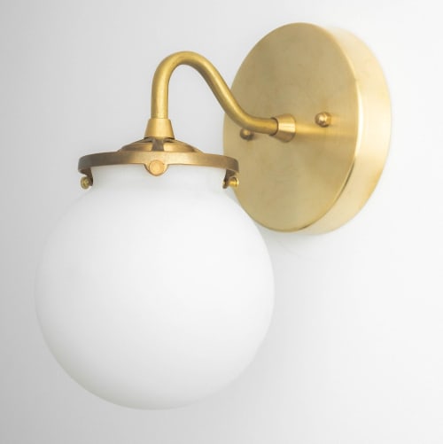 Bathroom Wall Sconce - Model No. 3772 | Sconces by Peared Creation