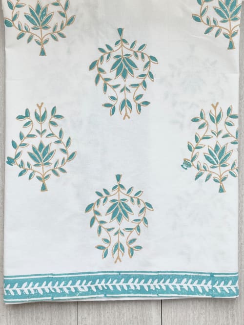 Tablecloth - Lotus (Large), Neutral & Saltwater | Linens & Bedding by Mended