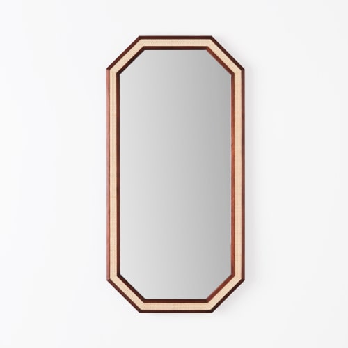 Rattan Mirror Large | Work by District Loom
