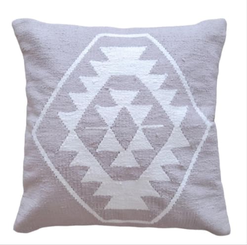 Luna Handwoven Cotton Decorative Throw Pillow Cover | Cushion in Pillows by Mumo Toronto