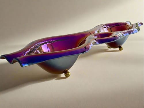 Flow Purple Platter | Serveware by PlusObject